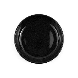 ecomposer-color-black stinson, K114BLA-4 - Stinson Speckle Pasta Plates, Set of 4, Black Stinson