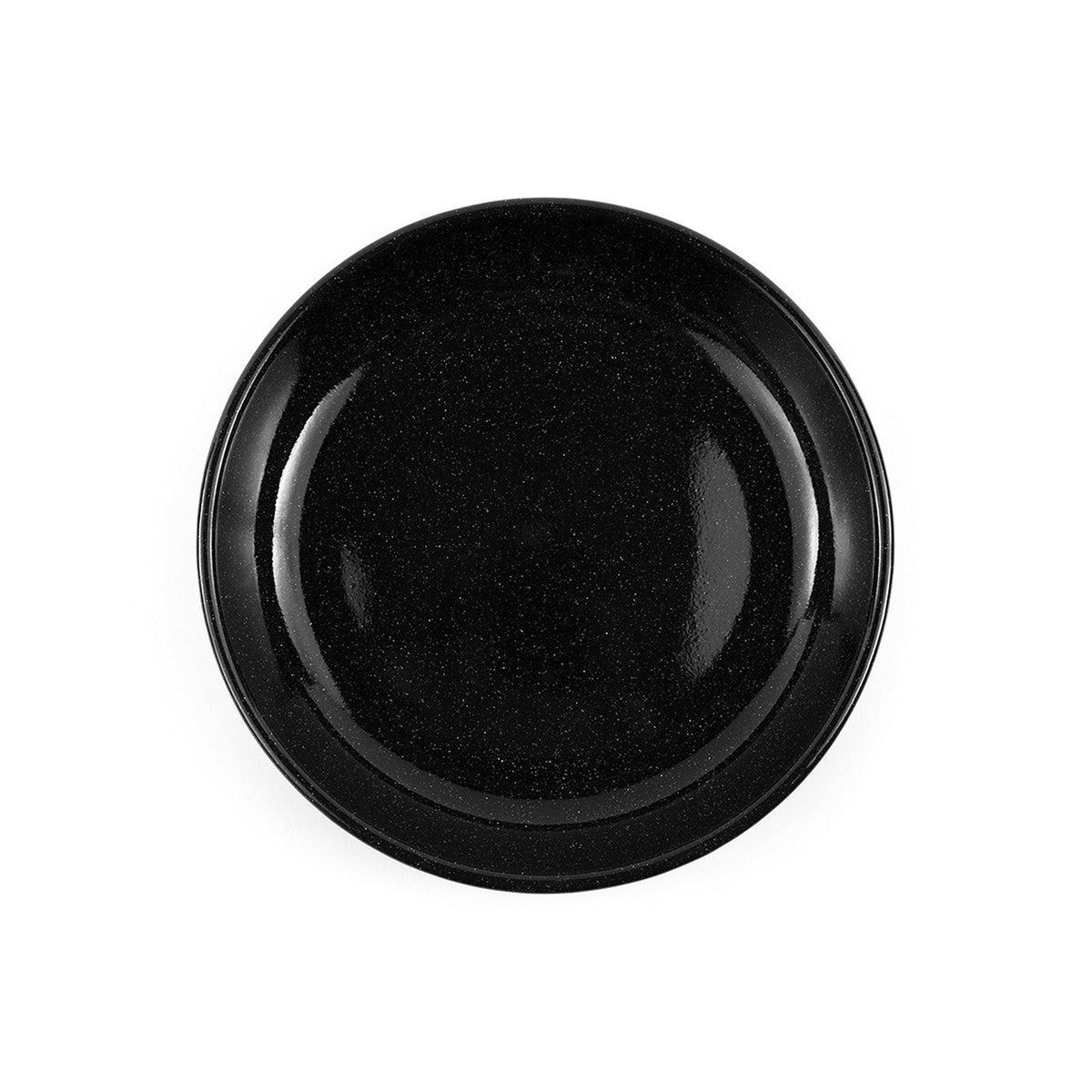 ecomposer-color-black stinson, K114BLA-4 - Stinson Speckle Pasta Plates, Set of 4, Black Stinson