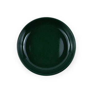 ecomposer-color-forest green stinson, K114GRN-4 - Stinson Speckle Pasta Plates, Set of 4, Forest Green Stinson