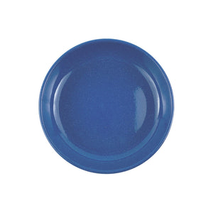 ecomposer-color-medium blue stinson, K114MBU-4 - Stinson Speckle Pasta Plates, Set of 4, Medium Blue Stinson