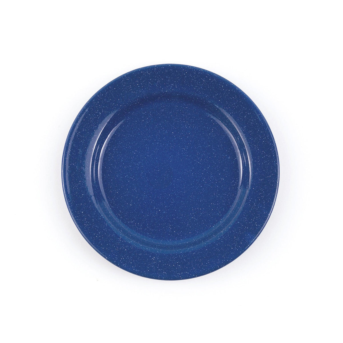 ecomposer-color-medium blue stinson, K20MBU-4 - Stinson Speckle Dinner Plates, Set of 4, Medium Blue Stinson