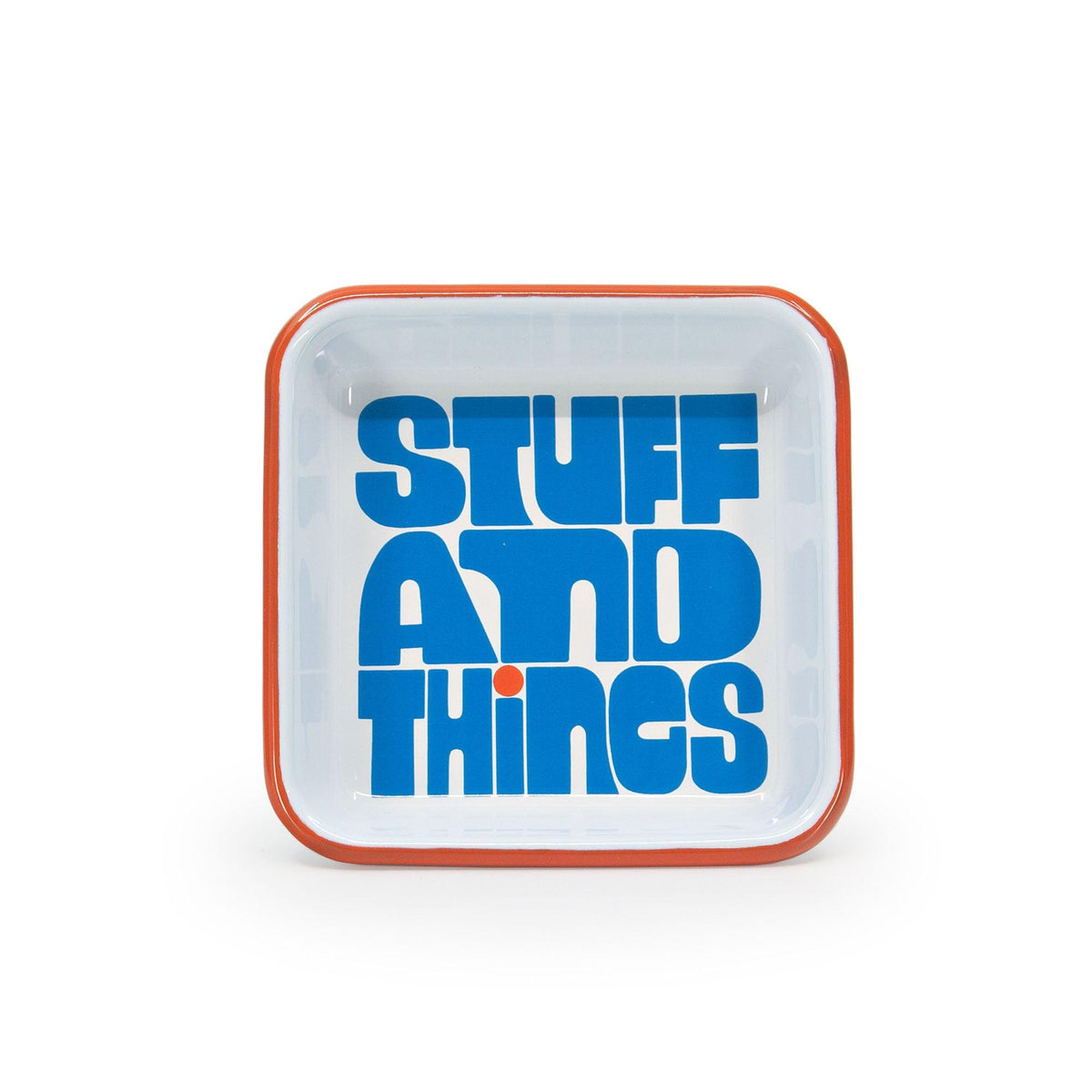 LG122STUF-RED - Lisa Congdon x CCH Small Square Tray, Stuff Things - 1