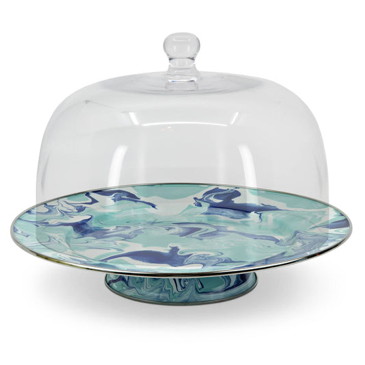 LG76 - Lagoon Cake Plate  2