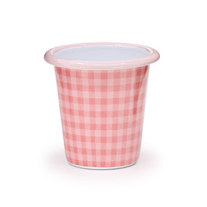 ecomposer-color-max pink, MAXH03PLD-PNK-4 - Max Humphrey x CCH Plaid 10 oz Short Tumblers, Set of 4, Max Pink