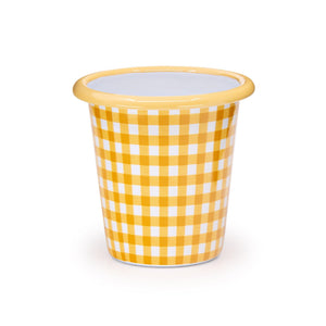 ecomposer-color-max yellow, MAXH03PLD-YEL-4 - Max Humphrey x CCH Plaid 10 oz Short Tumblers, Set of 4, Max Yellow