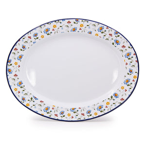 MAXH97FLW-BLU - Max Humphrey x CCH Flowers Small Oval Tray - 1