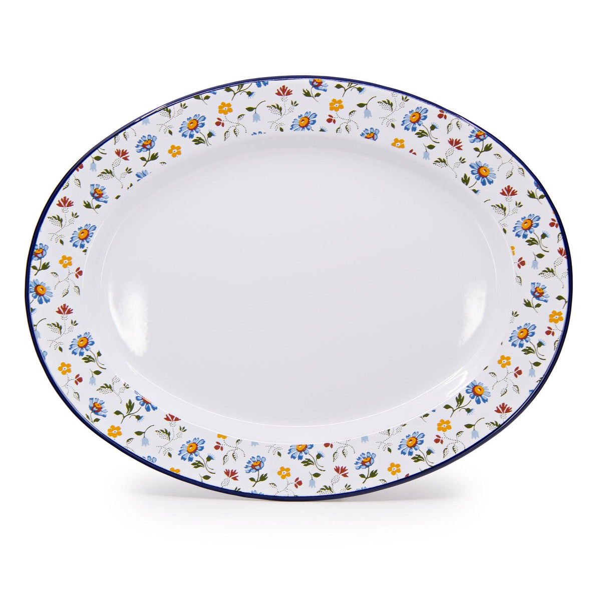 MAXH97FLW-BLU - Max Humphrey x CCH Flowers Small Oval Tray - 1