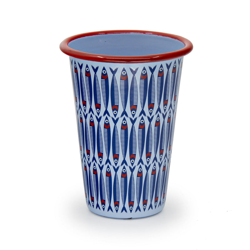 MUR93ANCH-RED - Mur by Ayca x CCH Anchovies 14 oz Tumbler, Red Rim - 1