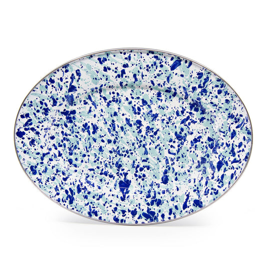OC06 - Ocean Swirl Oval Platter  2