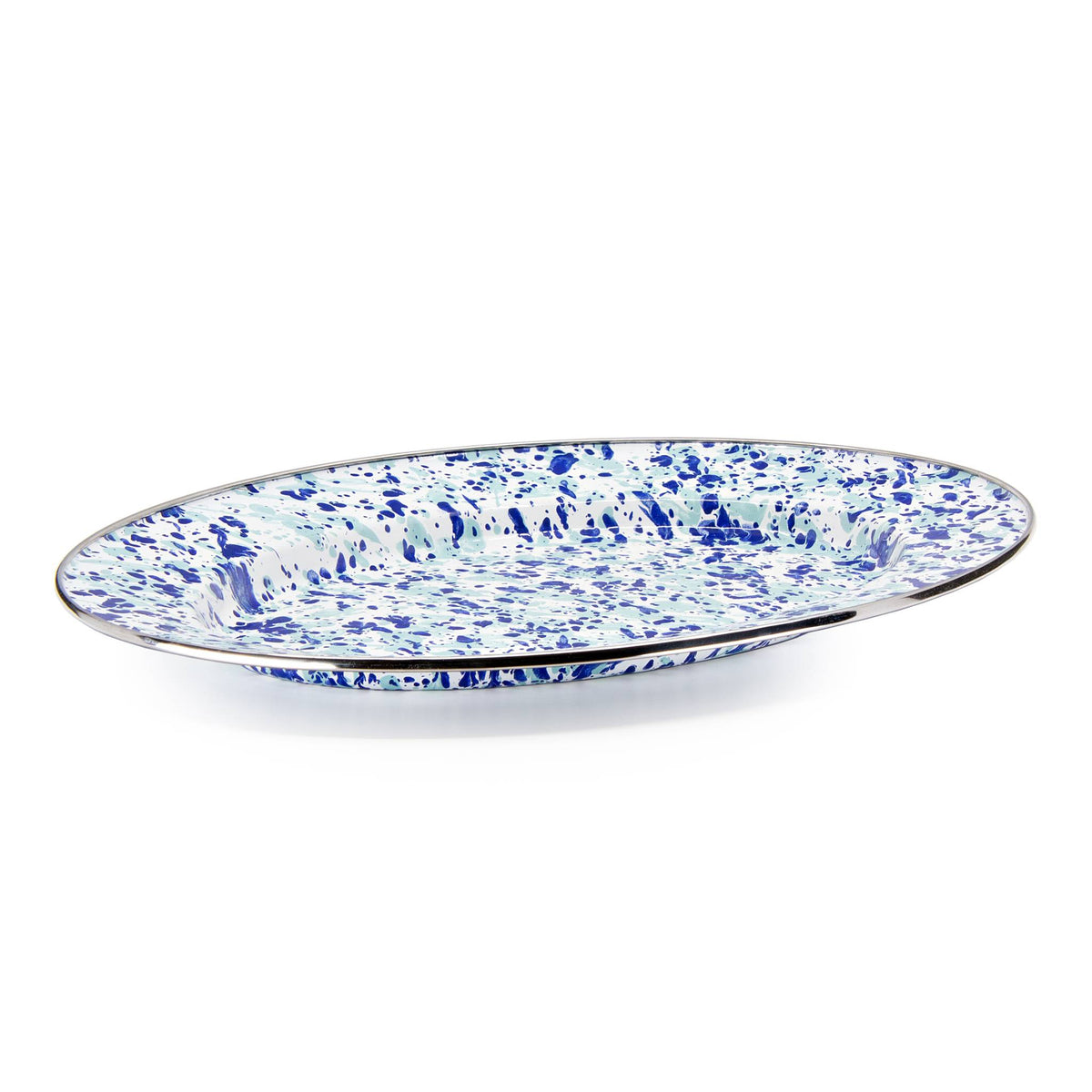 OC06 - Ocean Swirl Oval Platter  3