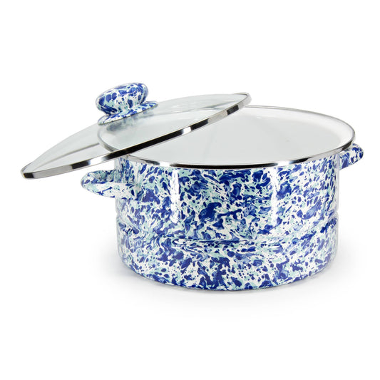 OC72 - Ocean Swirl 6 qt Stock Pot  2