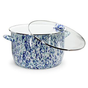 OC75 - Ocean Swirl 18 qt Stock Pot  2