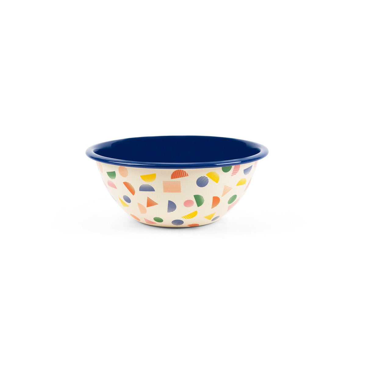 PK18CHPS-BLU - Poketo x CCH Chips Small Serving Bowl, Blue Rim - 1