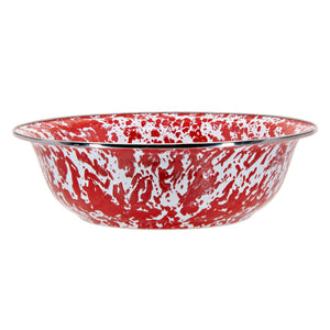 RD03 - Red Swirl Serving Bowl  3