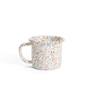 ecomposer-color-white rainbow, RF221WHT-4 - Rainbow Falls 12 oz Mugs, Set of 4, White Rainbow