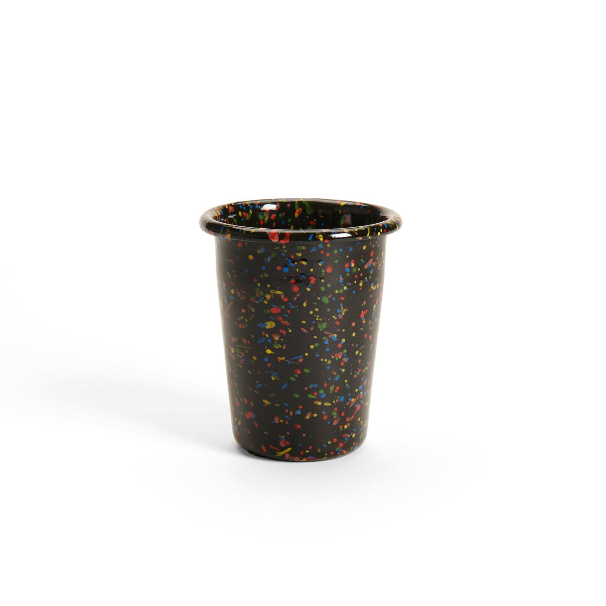 ecomposer-color-black rainbow, RF222BLA-4 - Rainbow Falls 8 oz Small Tumblers, Set of 4, Black Rainbow
