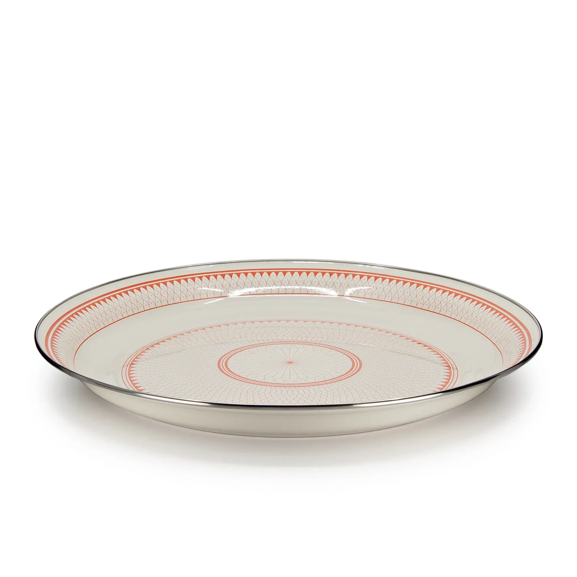 Siena Red Large Tray - Serveware | Golden Rabbit – Crow Canyon Home