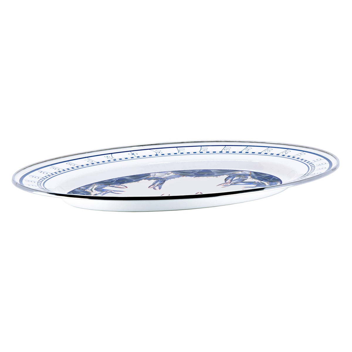 SE06 - Blue Crab Oval Platter  3