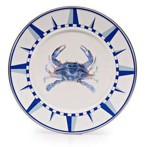 SE07S4 - Blue Crab Dinner Plates - Set of 4  3