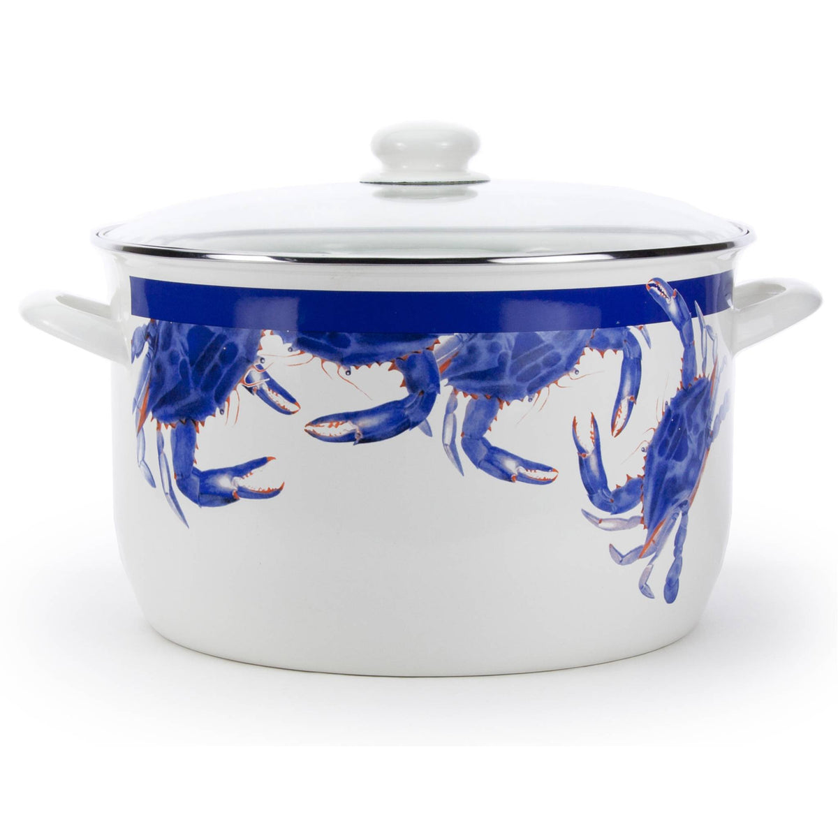 SE75 - Blue Crab 18 qt Stock Pot  4