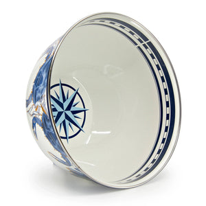 SE89 - Blue Crab Large Salad Bowl  2