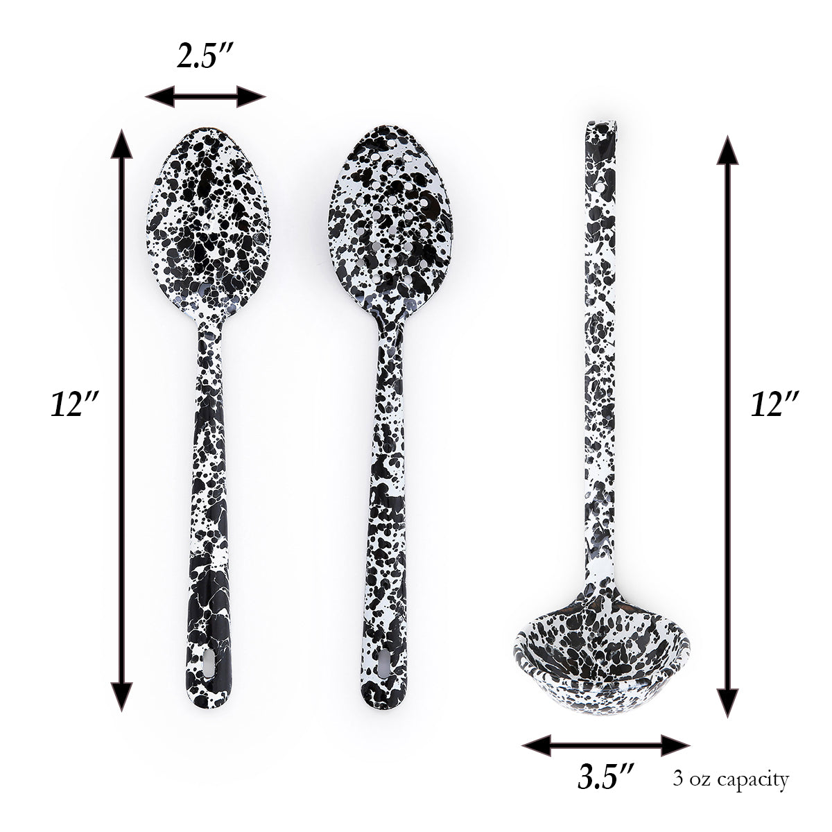 Splatter Serving Spoons Set of 3 Bundle