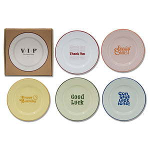Studio Tigress x CCH VIP Dinner Plates, Set of 5, Assorted