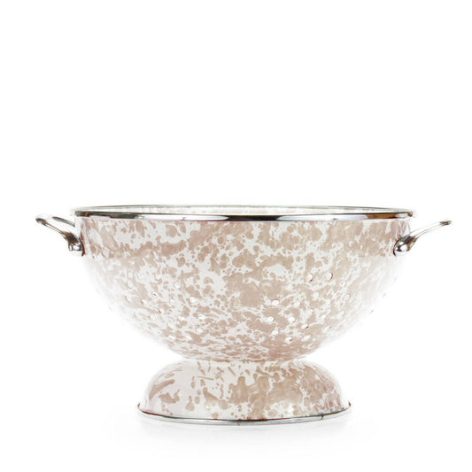 TP25 - Taupe Swirl Large Colander  2