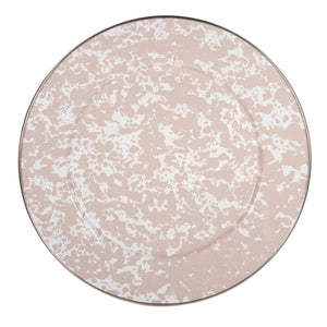 TP26S2 - Taupe Swirl Chargers - Set of 2  2