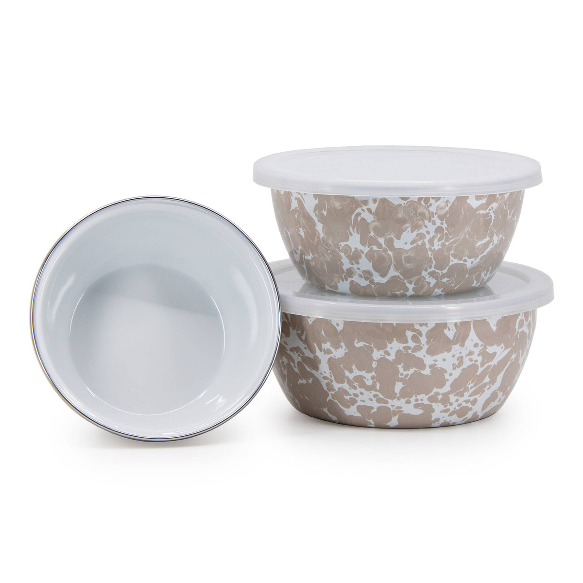 TP30 - Taupe Swirl Nesting Bowls  3