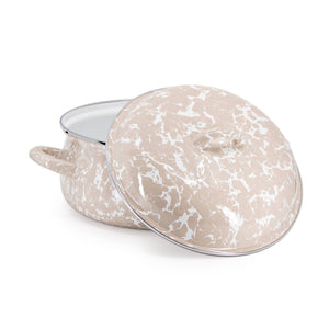 TP31 - Taupe Swirl Dutch Oven  2