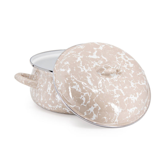 TP31 - Taupe Swirl Dutch Oven  2