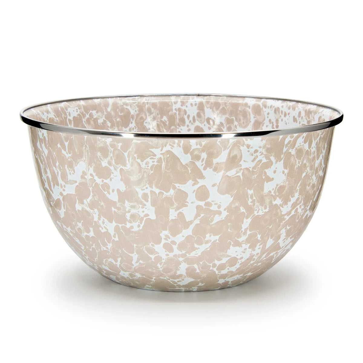TP89 - Taupe Swirl Large Salad Bowl  1
