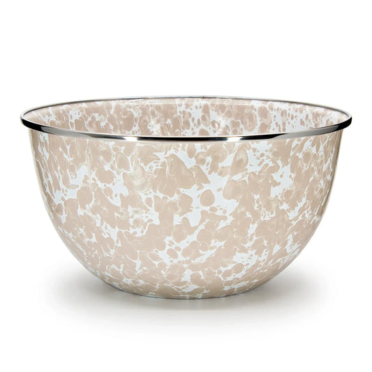 TP89 - Taupe Swirl Large Salad Bowl  1