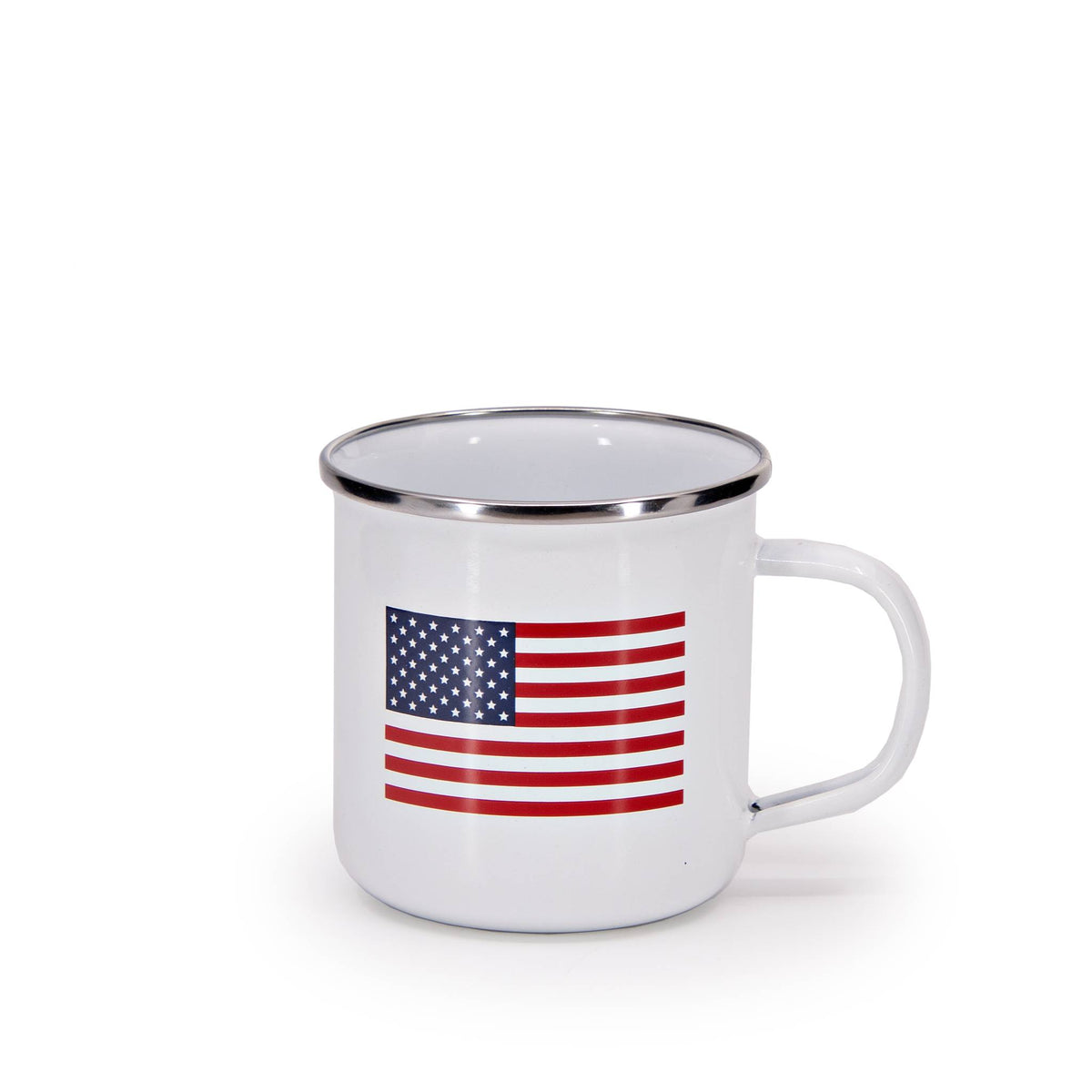 US05S4 - US Flag 12 oz Mugs - Set of 4  2