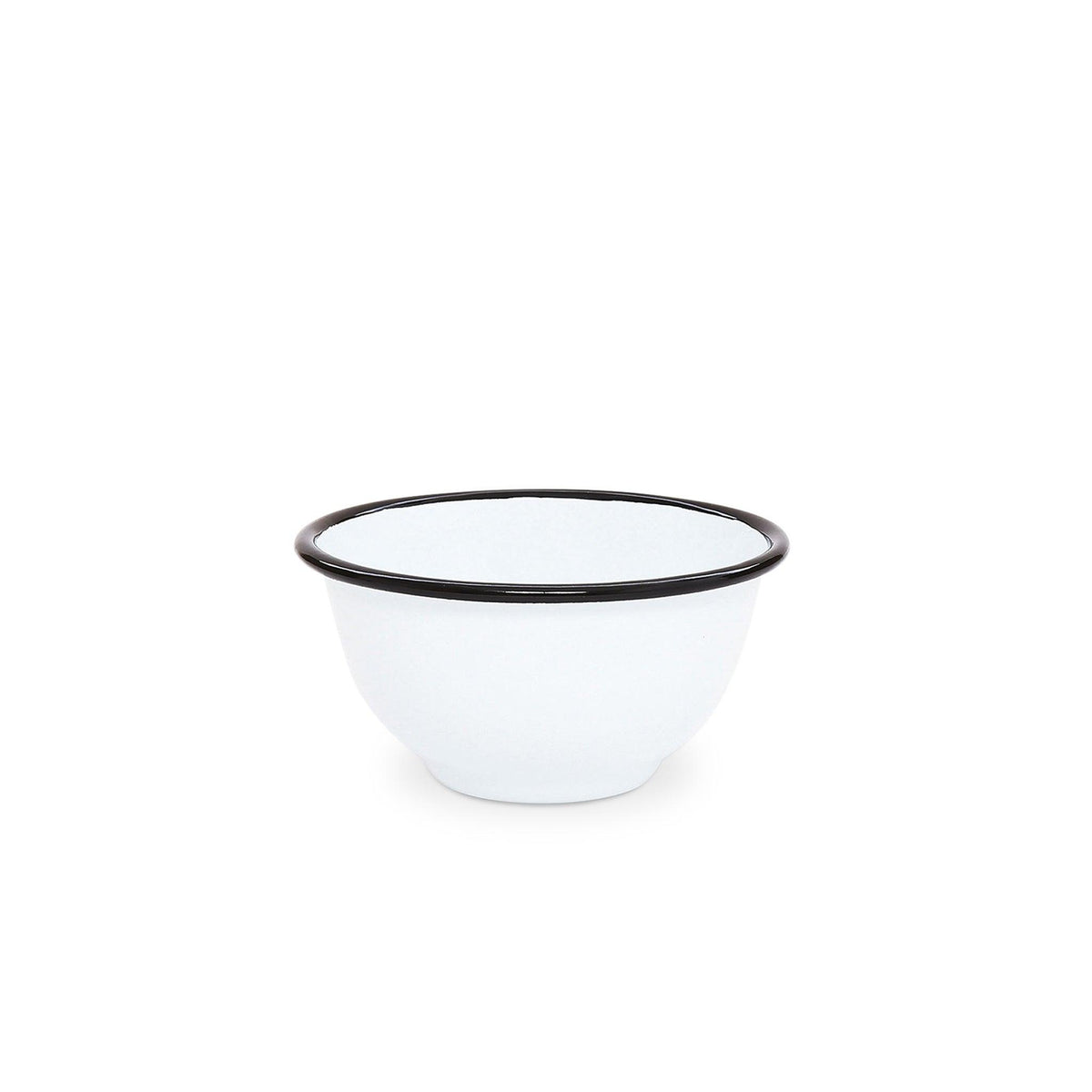 ecomposer-color-black rim, V02BLA-4 - Vintage Small Footed Bowls, Set of 4, Black Rim