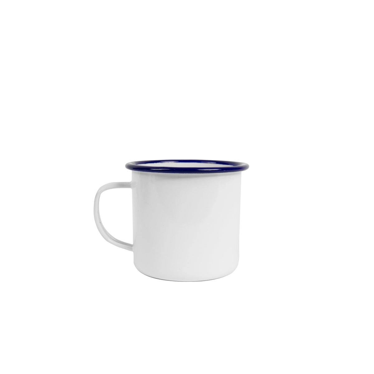 ecomposer-color-blue rim, V112BLU-4 - Vintage 16 oz Mugs, Set of 4, Blue Rim