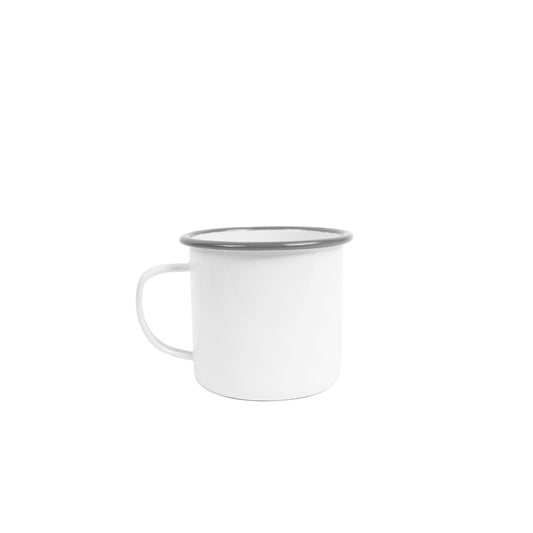 ecomposer-color-grey rim, V112GRY-4 - Vintage 16 oz Mugs, Set of 4, Grey Rim