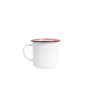 ecomposer-color-red rim, V112RED-4 - Vintage 16 oz Mugs, Set of 4, Red Rim