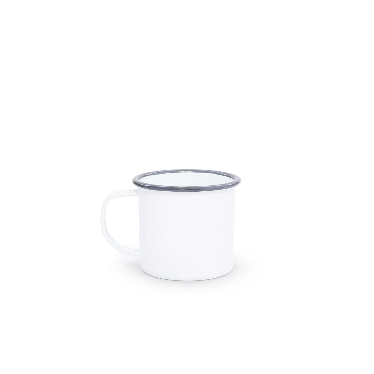 ecomposer-color-grey rim, V11GRY-4 - Vintage 12 oz Mugs, Set of 4, Grey Rim