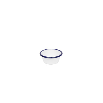 ecomposer-color-blue rim, V121BLU-4 - Vintage 2 oz Ramekins, Set of 4, Blue Rim