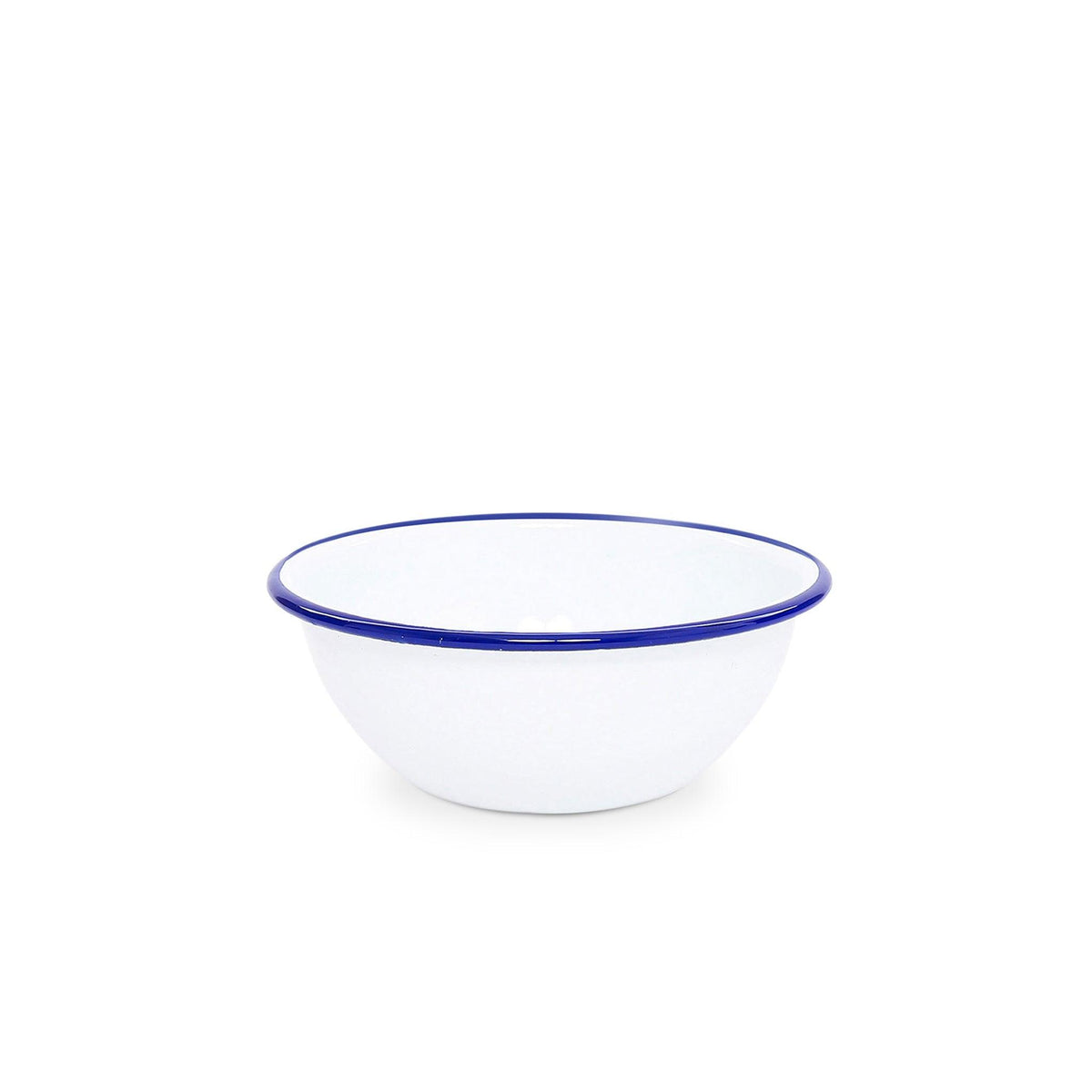 ecomposer-color-blue rim, V17BLU-4 - Vintage 20 oz Cereal Bowls, Set of 4, Blue Rim