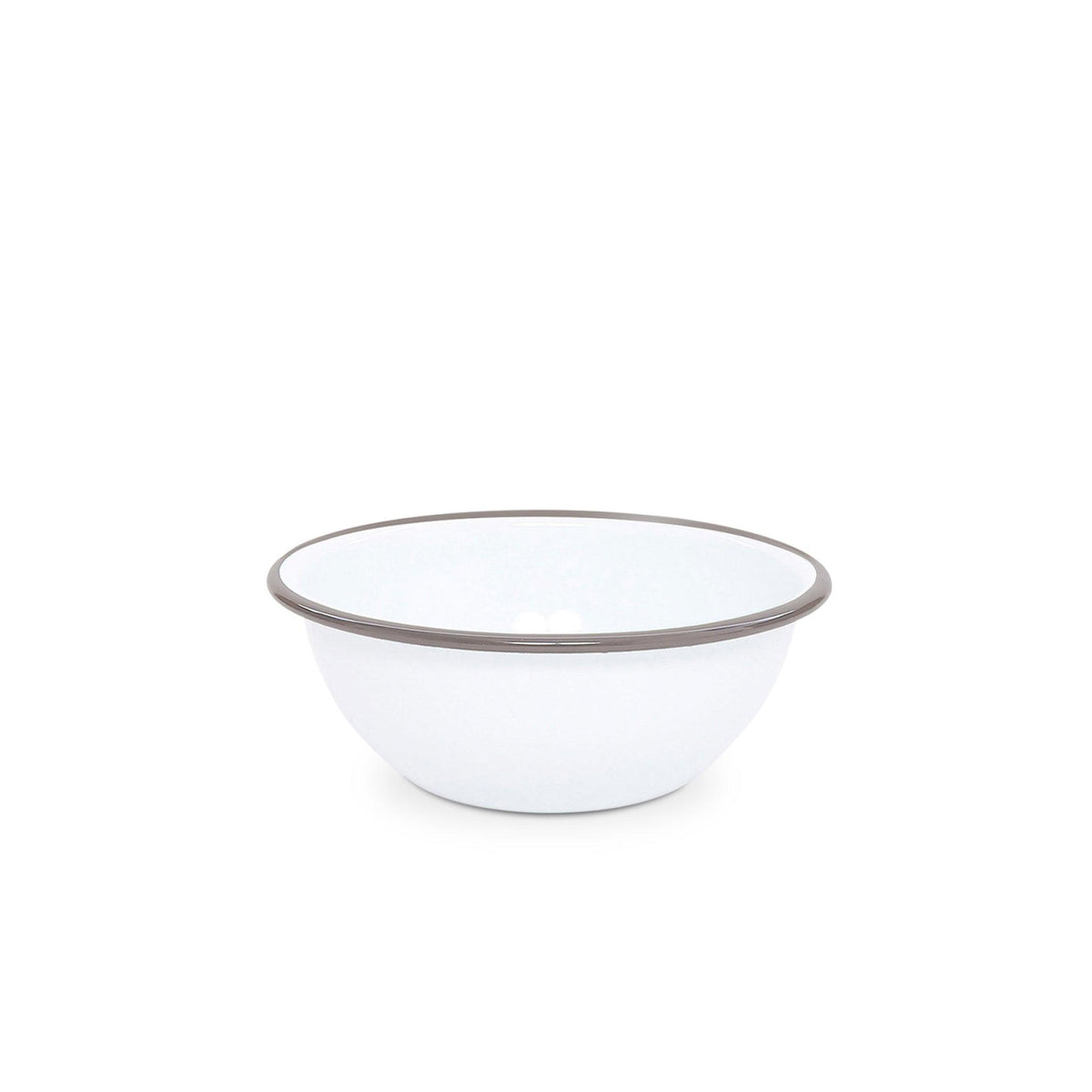 ecomposer-color-grey rim, V17GRY-4 - Vintage 20 oz Cereal Bowls, Set of 4, Grey Rim