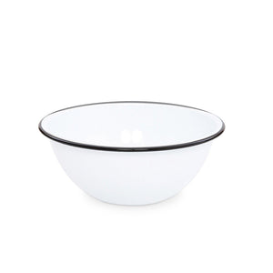 ecomposer-color-black rim, V18BLA - Vintage Small Serving Bowl, Black Rim