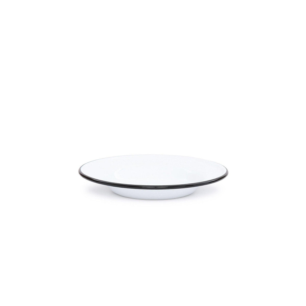 ecomposer-color-black rim, V19BLA-4 - Vintage Raised Salad Plates, Set of 4, Black Rim