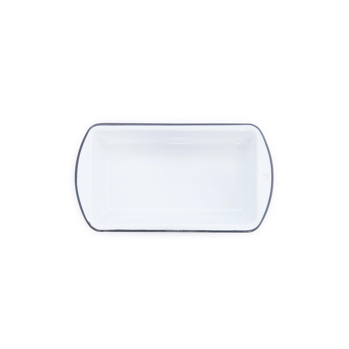 ecomposer-color-grey rim, V32GRY - Vintage Loaf Pan, Grey Rim