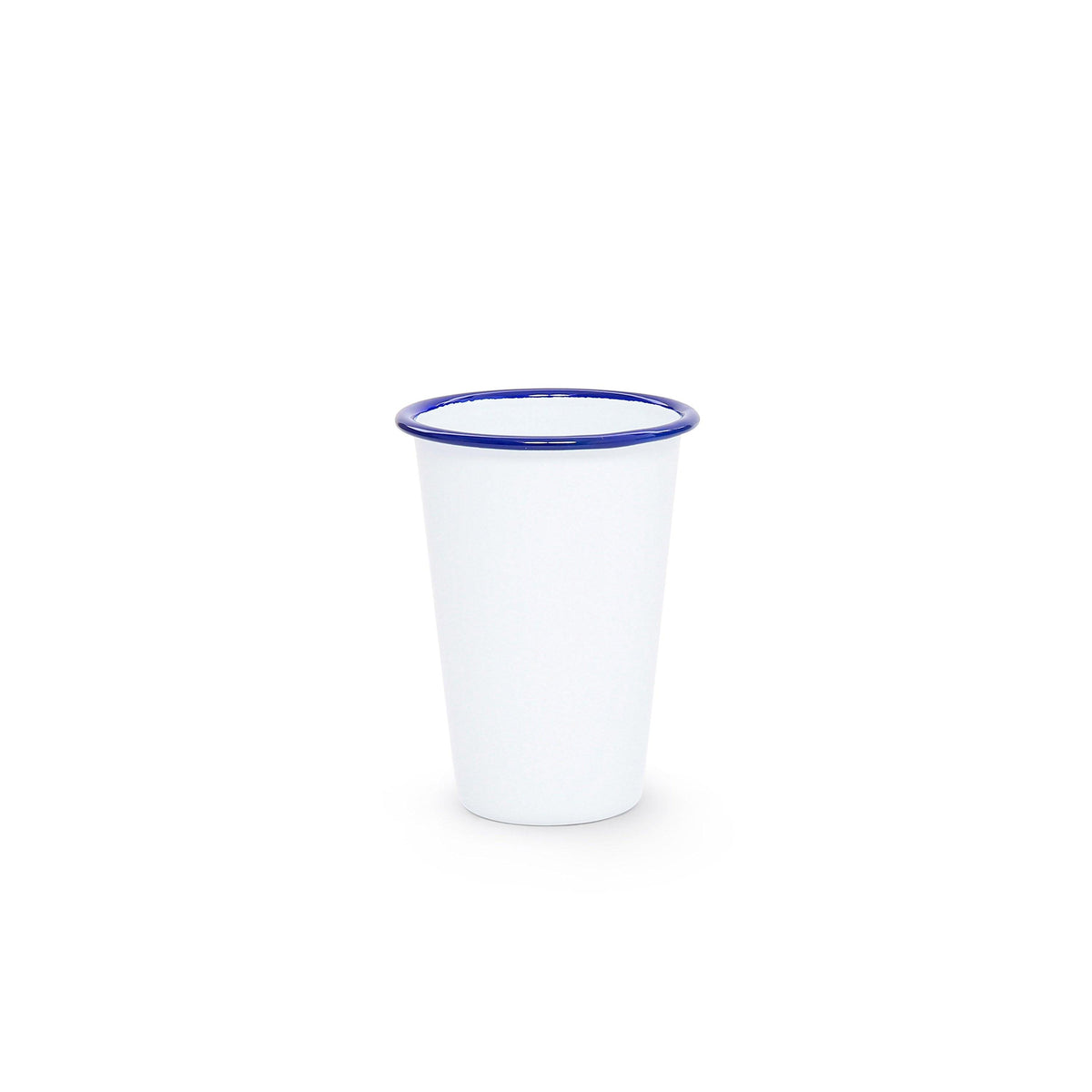 ecomposer-color-blue rim, V93BLU-4 - Vintage 14 oz Tumblers, Set of 4, Blue Rim