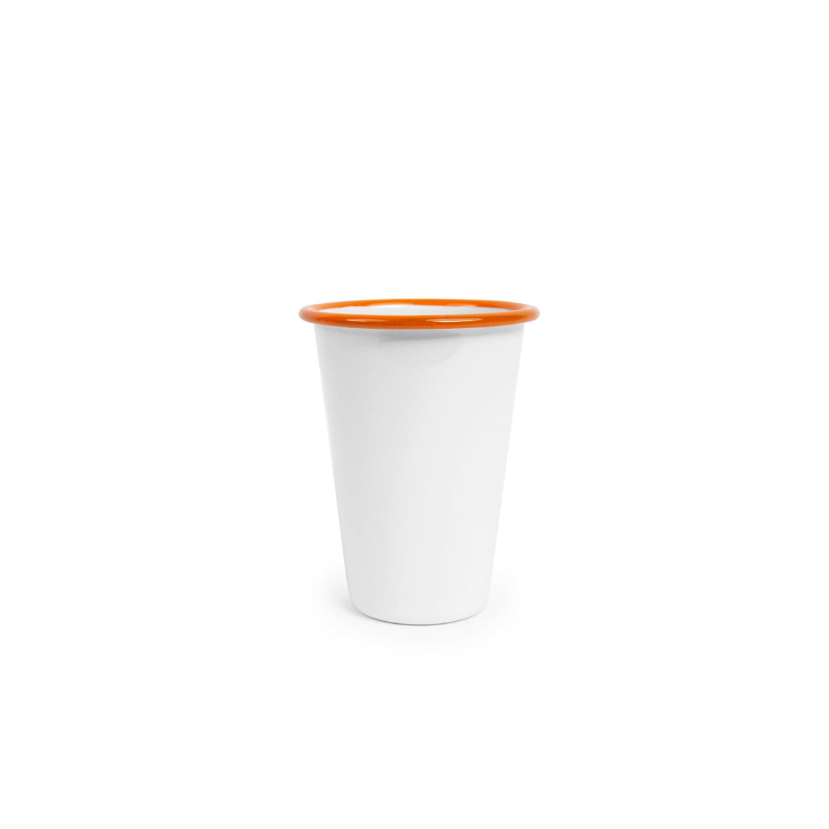 ecomposer-color-orange rim, V93ORA-4 - Vintage 14 oz Tumblers, Set of 4, Orange Rim