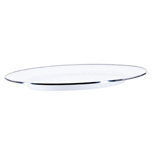 WW06 - Solid White Oval Platter  3
