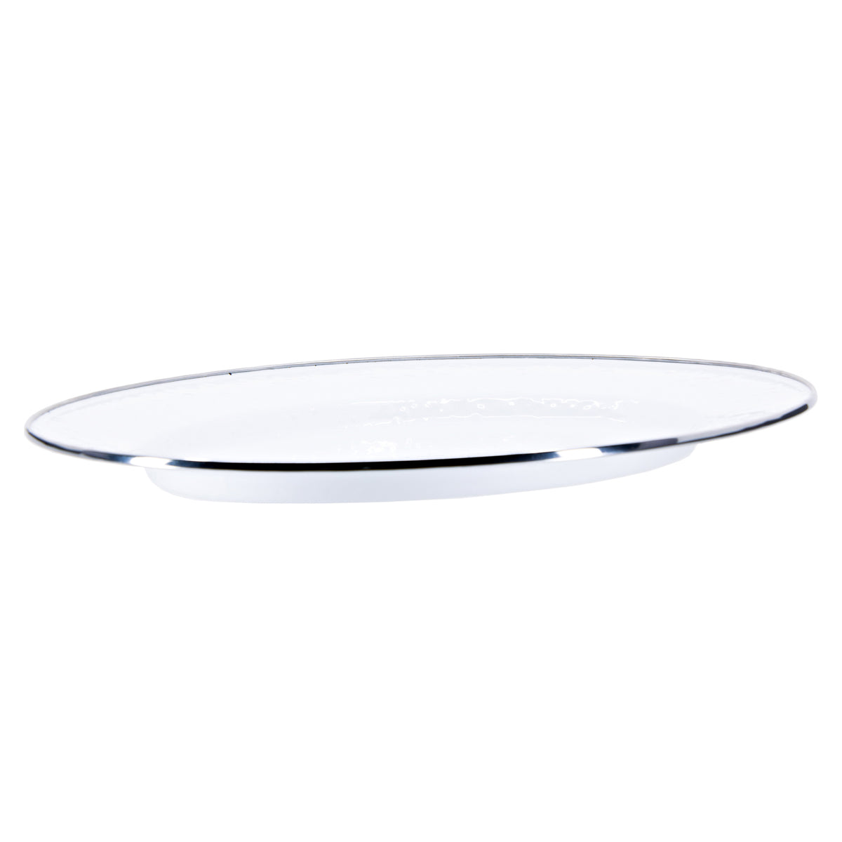 WW06 - Solid White Oval Platter  3